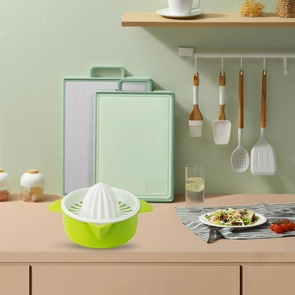 Effortless Fresh Juicing with C Itrus Le Mon Manual Orange Juicer Squeezer Multifunctional Hand with Bowl Strainer and Durable Build