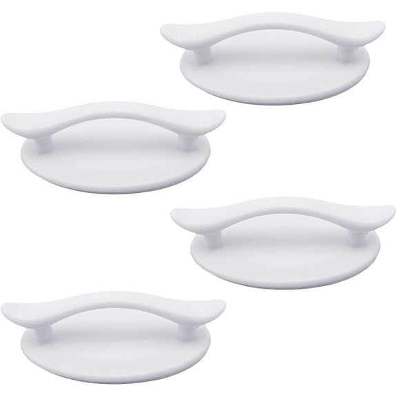 Effortless Furniture Makeover, Peel And Stick Self-Adhesive Handles For Cabinets, Stick On Knobs For Drawers, Strong Adhesion, ABS Plastic Material, Modern Minimalism