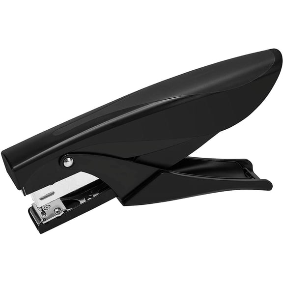 Effortless Handheld Plier Stapler, 25 Sheet Capacity, Heavy Duty, Black