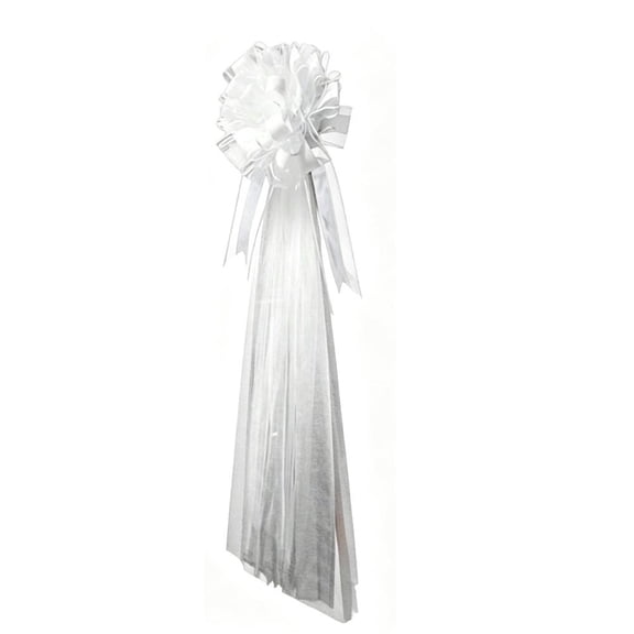 Effortless Installation Gift Bow - Create a Professional Look in Under Two Minutes by Simply Pulling the Two Inner Ribbon Strings, Easy Pull Bow, Gift Wrapping Accessory, Quick Decorative Bow