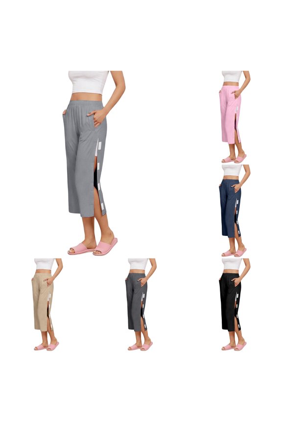 Effortless Recovery Casual Pants for Daily Wear with Soft Stretch Comfort Adjustable Hook Loop Closure Trousers Relaxed Fit Women