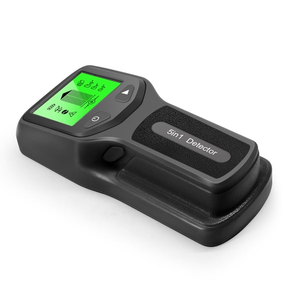 Effortless Wall Scanning: 5 in 1 Stud Finder - Electronic Stud Detector with LCD Display - Detects Wood, AC Wire, and Metal Studs - Easy and Accurate Wall Assessment
