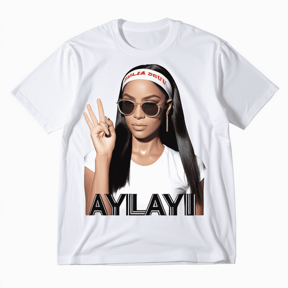 Effortlessly Cool: JOY Ripple Junction x Ayah's Distressed Purple Print R&B Tee