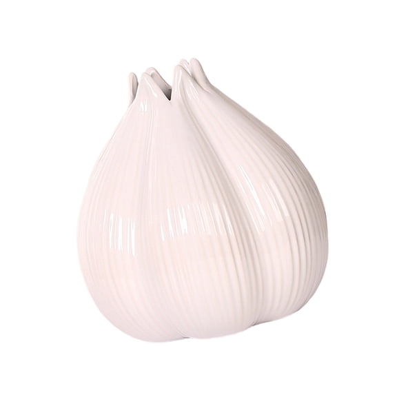 Effortlessly Onion Shape Ceramic Holder Art for Modern Decors Unique Decorative Flower Holder
