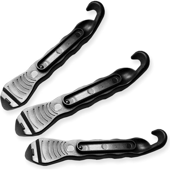 Effortlessly Remove Tires with Our Premium Hardened Plastic, Ergonomic Tire Lever Set