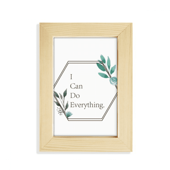 Efforts Affirm Border Desktop Display Photo Frame Picture Art Painting 5x7 inch