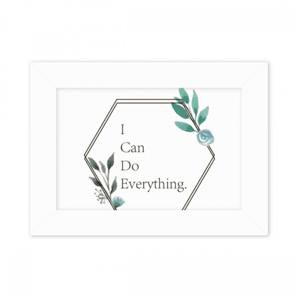 Efforts Affirm Border Photo Mount Frame Picture Art Painting Desktop 5x7 inch