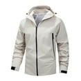 thumbnail image 1 of Efngkp Men's Down Jacket Winter Puffer Coats Lightweight Waterproof Warm Quilted Jackets Plus Size Slim Trench Coat Long Sleeve Warm Outwear, 1 of 4