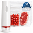 thumbnail image 1 of Efoee Handheld Vacuum Sealer, Compact Food Vacuum Sealer with 30 Reusable Bags for Sous-Vide,Meal Prep and Food Fresh Preservation for Kitchen, 1 of 10