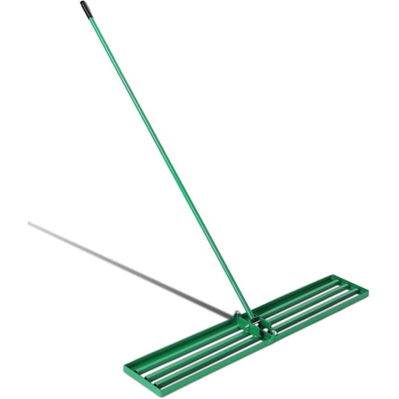 Efoee Lawn Leveling Rake 36" Steel Handle Yard Leveler, Lawn Level Tool for Creating a Flat Surface - Works for Soil, Dirt, Topdressing and Ground