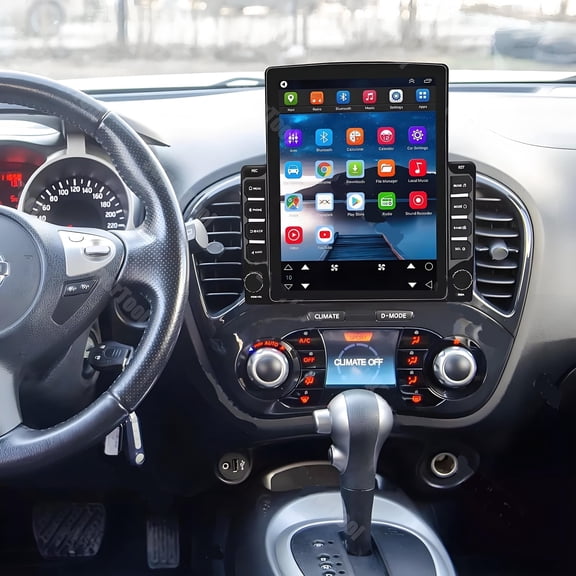 Eforcase [4+64G] Android 14 Car Stereo for Nissan Juke 2010-2014 Radio Carplay Android Auto Mirror Link 9 inch Touchscreen Car Play Screen support FM GPS Bluetooth+Backup Camera & MIC