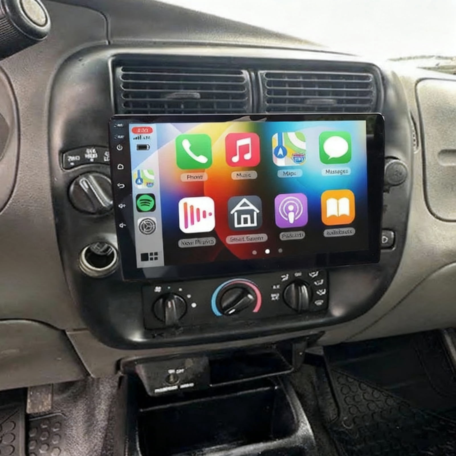 Eforcase 4+64GB Car Radio Stereo for Ford Ranger 1998-2006 with ...