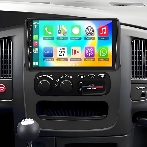 Eforcase 4G+64G Car Radio for RAM 1500 2500 3500 Truck 2003-2005, Android 13.0 9 Inch Car Stereo Support Wireless Carplay Android Auto/WiFi/GPS/Bluetooth