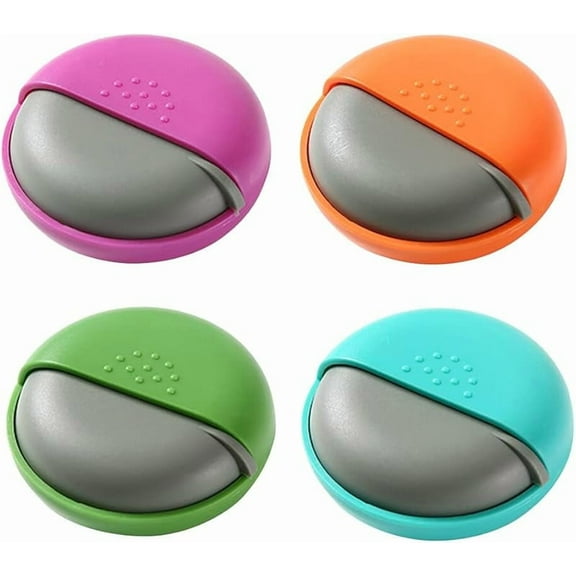 Eforcase 4PCS Travel Pill Organizer, Portable Pill Case, Small Pill Box for Pocket Purse Portable Pill Box Container for Medicine Vitamin