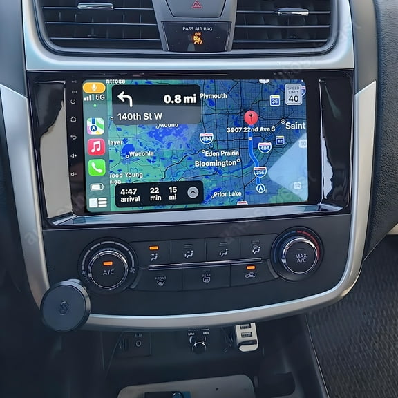 Eforcase 9" Car Radio Stereo for Nissan Altima 2013-2018 Built-in Wireless Carplay Android Auto, WiFi with Backup Camera 2G+32G