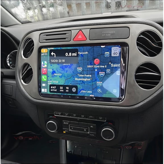 Eforcase Android 13.0 Car Radio for Eonon VWA13 VW/SEAT/Skoda Wireless Carplay Android Auto, 9" Touchscreen Head Unit with Mirror Link WiFi GPS Bluetooth FM EQ Rear Camera