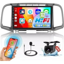 Eforcase Android 13 Car Radio Stereo 4 64GB Compatible for Toyota Venza 2008-2016 WIFI Wireless Carplay Android Auto FM BT GPS Navi with Camera