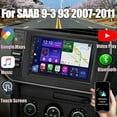 thumbnail image 1 of Eforcase Android 13 Car Stereo for Saab 9-3 93 2007-2011, 7" Touch Screen Bluetooth Radio with Carplay Android Auto GPS Navigation Support FM/RDS SWC USB Mirrorlink, 1 of 13