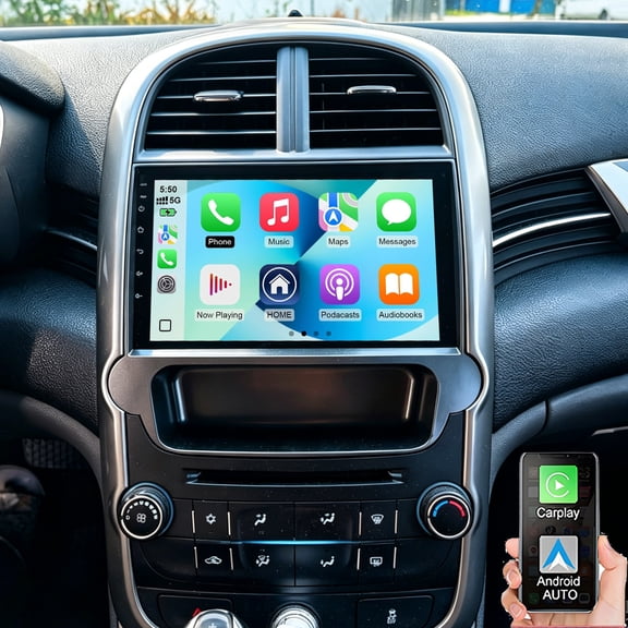 Eforcase Android 13 Car Stereo for Chevrolet Malibu 2011-2015 with Wireless Carplay Android Auto,9.7" Touchscreen Car Radio with Backup Camera