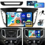 Eforcase Android 14 Car Radio for Hyundai Creta 2015-2019 10.1 Inch Touch Screen with Carplay Android Auto Mirror Link Bluetooth FM GPS HiFi WiFi SWC + Backup Camera