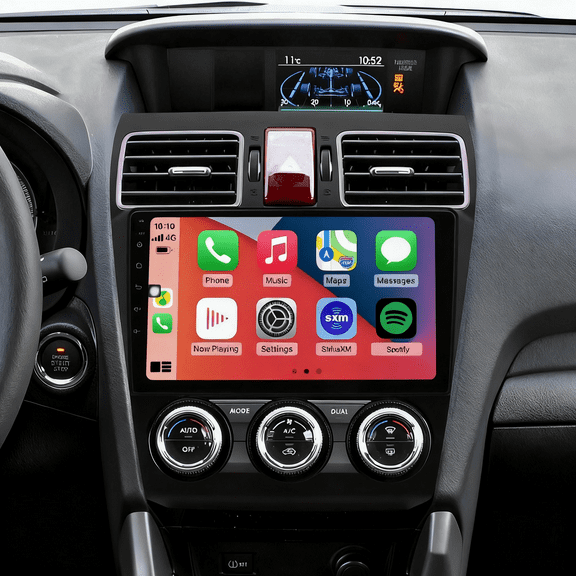 Eforcase Android 15 Car Stereo for Subaru Forester WRX/XV 2012-2015 with Wireless Carplay Android Auto 9" Touch Screen Car Radio with GPS WiFi Bluetooth SWC DSP EQ Mirror Link Backup Camera