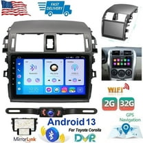 Eforcase Car Stereo Radio for Toyota Corolla 2007-2013, 9 inch IPS Touch Screen Car Player Support Wireless Carplay Android Auto, Android 13 WiFi GPS,Bluetooth,FM/RDS/SWC Radio