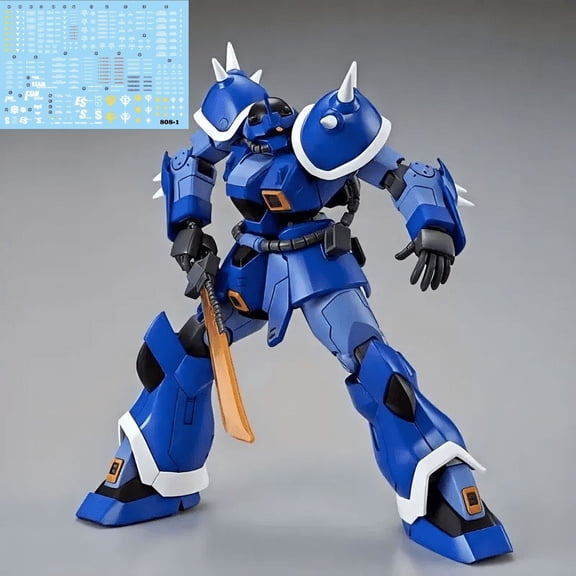 Efreet Prototype HGUC 1/144 MS-08TX Mech Assembly Model Kits Action Figures Desktop Decoration Boy's Puzzle Toy Gift Collectible