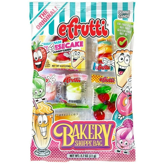 Efrutti Bakery Shoppe Bag Gummy Candy, 2.7 Ounce -- 12 per case.