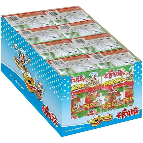 Efrutti Pizza Gummy Candy, 0.55 Ounce - 384 per case.