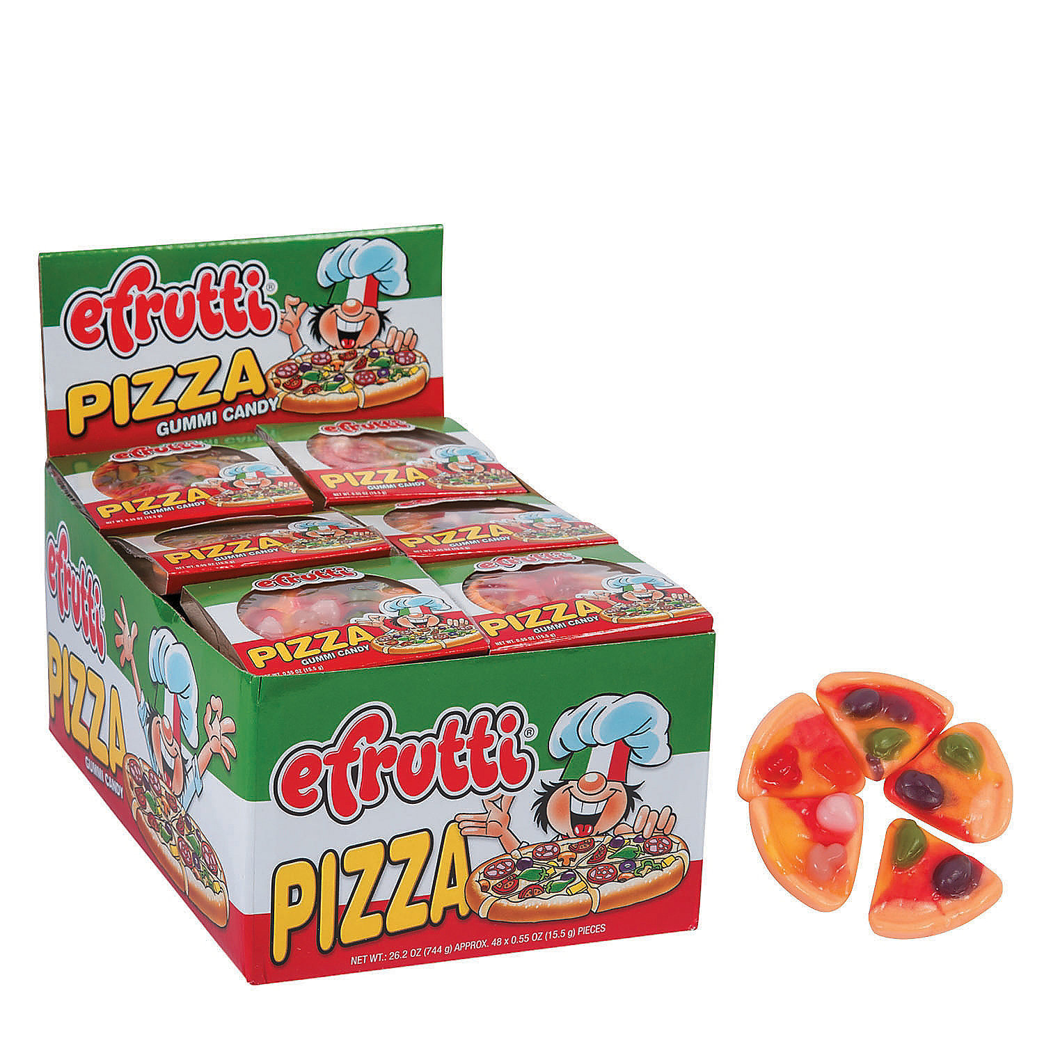 Fun Express Pizza Gummy Candy 48 Pieces Edibles For Kids Party Fun Express Pizza Gummy Candy 48 Pieces Edibles For Kids Party