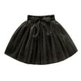 thumbnail image 1 of Efsteb 2-12 Years Toddler Girls Tutu Skirt Sequins Girl Short Skirts Princess Birthday Bow Tulle Dress (Black,7 Years), 1 of 3
