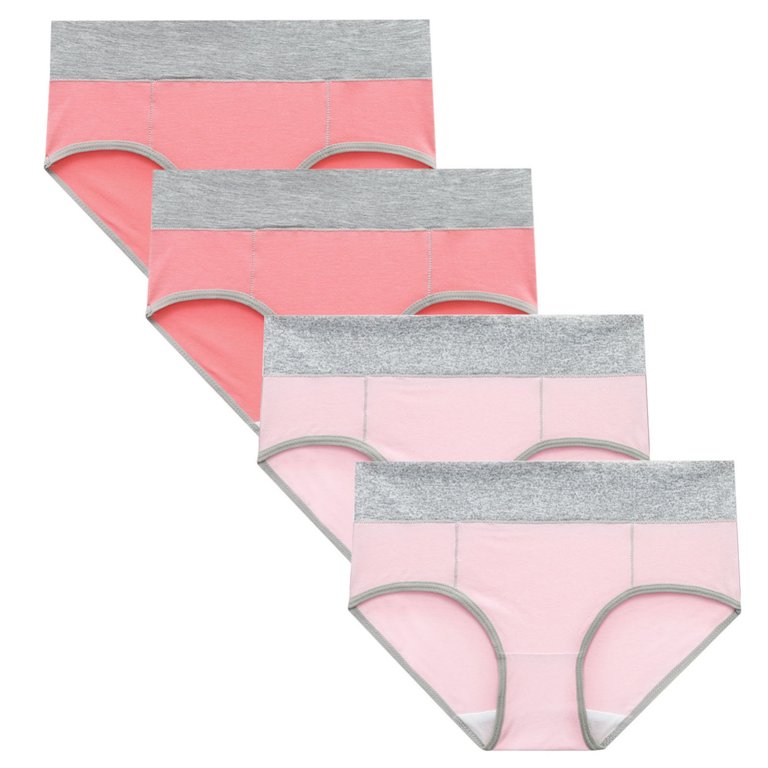 Efsteb 4 Pack High Waisted Underwear for Women Underwear Lingerie
