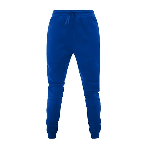 Efsteb Baggy Sweatpants for Women Winter Warm Fleece Sweatpants Solid Color Casual Pants Comfy Sports Pants Trousers (Blue,XXXL)