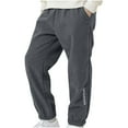 thumbnail image 1 of Efsteb Boys Sweatpants Elastic Waist Joggers Sweatpants Casual Soft Thermal Pants for Boys Joggers Pants (Gray,8 Years), 1 of 4