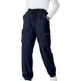 thumbnail image 1 of Efsteb Cargo Pants for Boys Elastic Waisted Drawstring Sweatpants Casual Comfy Joggers Pants Hiking Sports Trousers (Navy,11 Years), 1 of 8