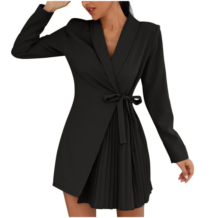 Bandage V Neck Long Sleeve Dresses Bandage V Neck Long Sleeve Dresses