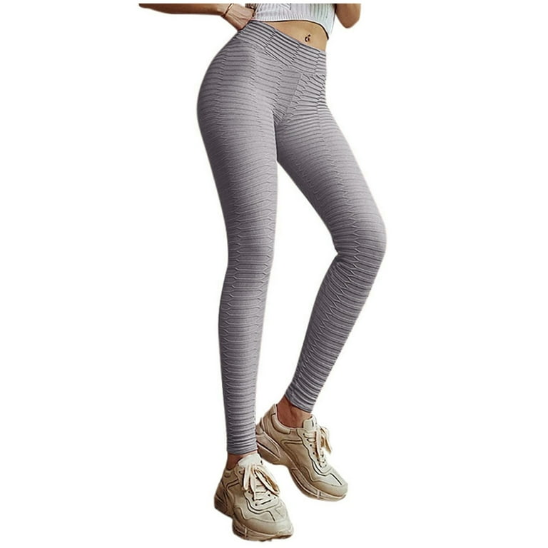 Efsteb Yoga Pants Women High Waist Workout Leggings with Pockets