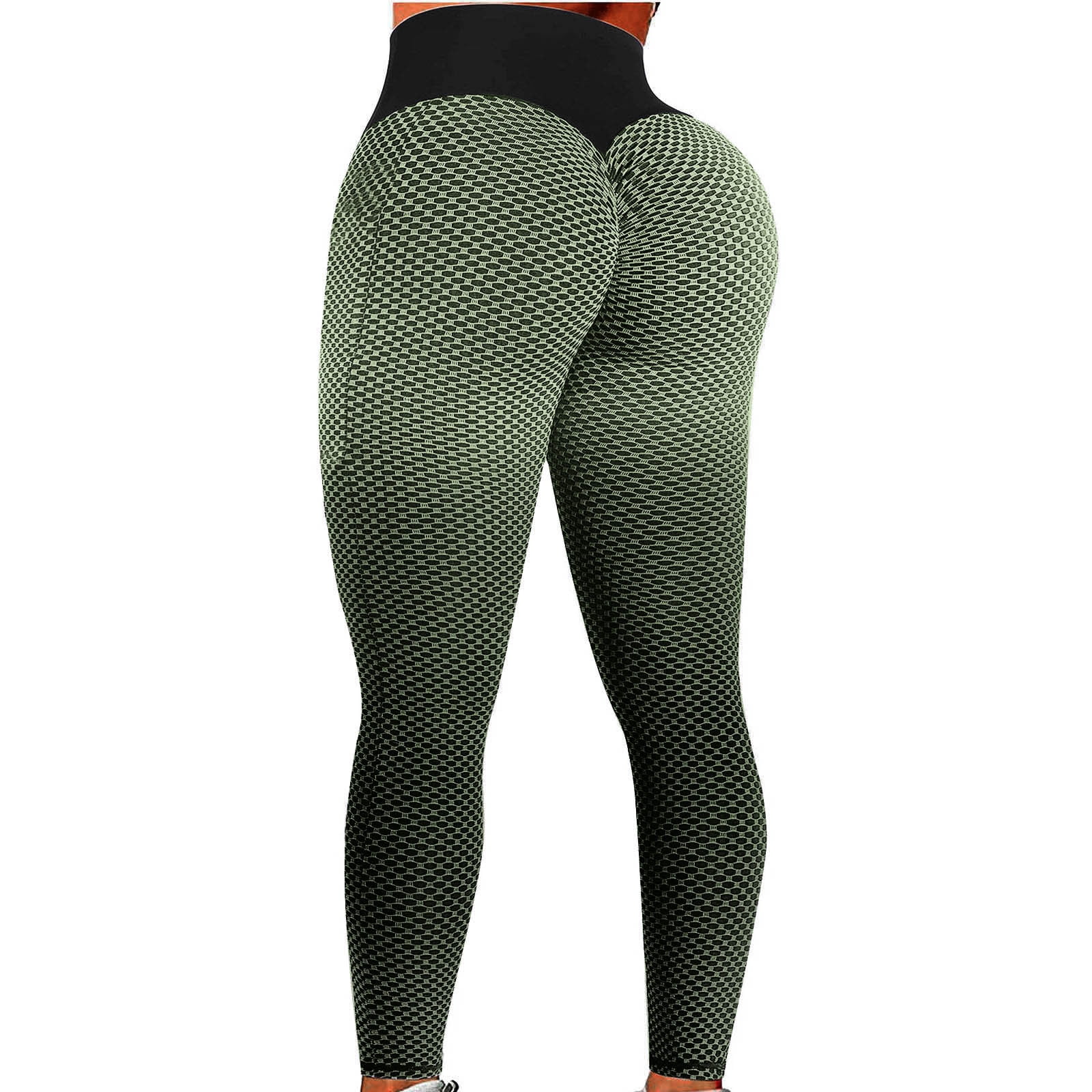 Efsteb High Waist Yoga Pants with Pockets Women Athletic Sport