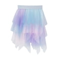 thumbnail image 1 of Efsteb Kids Girls' Tutu Skirt Toddler Layered Tulle Multicolored Princess Birthday Dance Dress (Blue,11 Years), 1 of 8