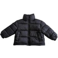 thumbnail image 1 of Efsteb Kids Quilted Puffer Jacket Full Zip Stand Collar Warm Winter Outerwear Outdoor Down Coats for Girls Boys (Black,1 Years), 1 of 3