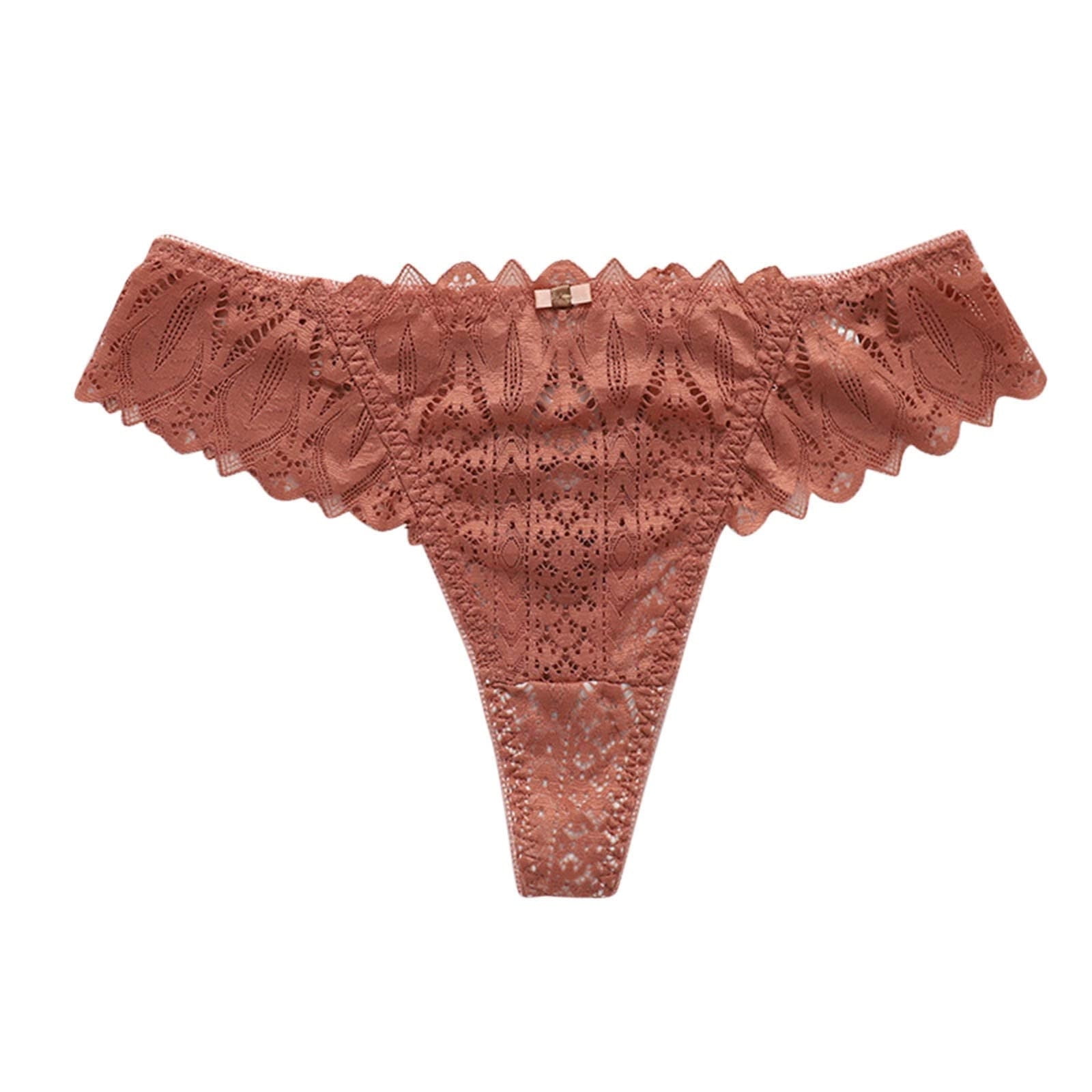 Efsteb Lace Thongs for Women Sexy Low Waist Briefs Sexy Comfy