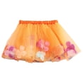 thumbnail image 1 of Efsteb Princess Girls Tutu Skirt Cute Layered A-Line Tulle Skirt Princess Dance Dress (Orange,3 Years), 1 of 3