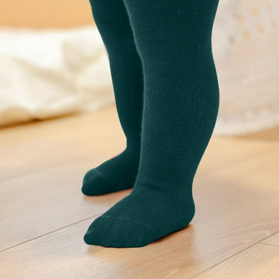 Efsteb Toddler Infant Baby Girls Pantyhose High Waist Solid Color Girls Tight Pants Leggings (Green,1 Years)