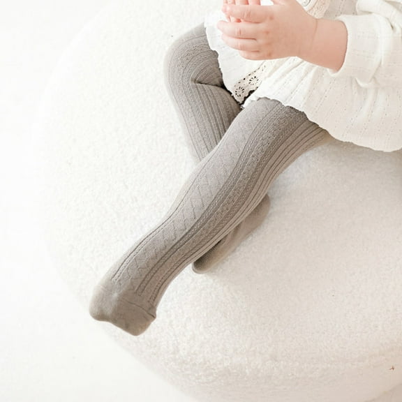 Efsteb Toddler Infant Newborn Baby Pantyhose High Waist Solid Color Bottom Pantyhose Pants (Green,0 Months)