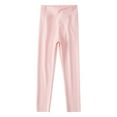 thumbnail image 1 of Efsteb Toddler Kids Comfortable Leggings for Girls Yoga Pants for Softness Breathability Pants (Pink,2 Years), 1 of 8