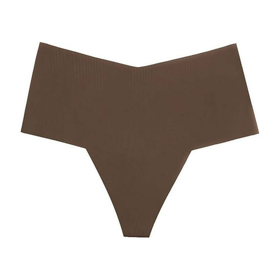 Efsteb Women'S Thongs Comfortable Briefs Seamless Panties Briefs Underwear Knickers Panties Breathable Underwear Coffee