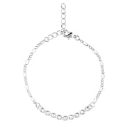 Efulgenz Boho Dainty Crystal Adjustable Link Chain Bracelet Jewelry, Perfect Rakshabandhan Rakhi Bracelet Gift Jewelry for Sister & Bhabhi for Women Rakhi Bracelet Gift