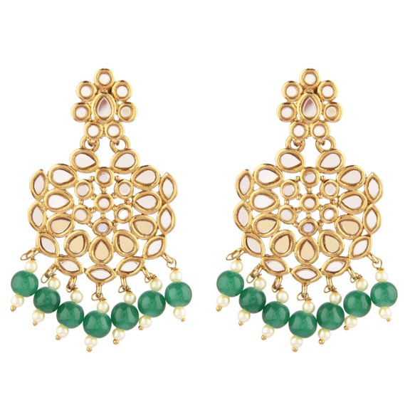 Efulgenz Crystal CZ Rhinestone Boho Earrings Leaf Dangle Statement Earring Set for Women