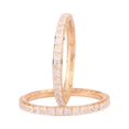 thumbnail image 1 of Efulgenz Cubic Zirconia CZ Crystal lndian Bangle Bracelet Set Jewelry for Women Girls, Size 2-6, 1 of 5