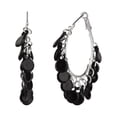 thumbnail image 1 of Efulgenz Hoop Earrings Boho Vintage Antique Tribal Indian Oxidized Silver Beads Charms Statement Hoop Earrings Jewelry Set, 1 of 4